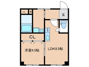 高津マンションの物件間取画像